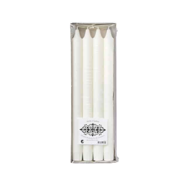 Omslagsbild för “Stearinljus White 8-pack 28 cm”