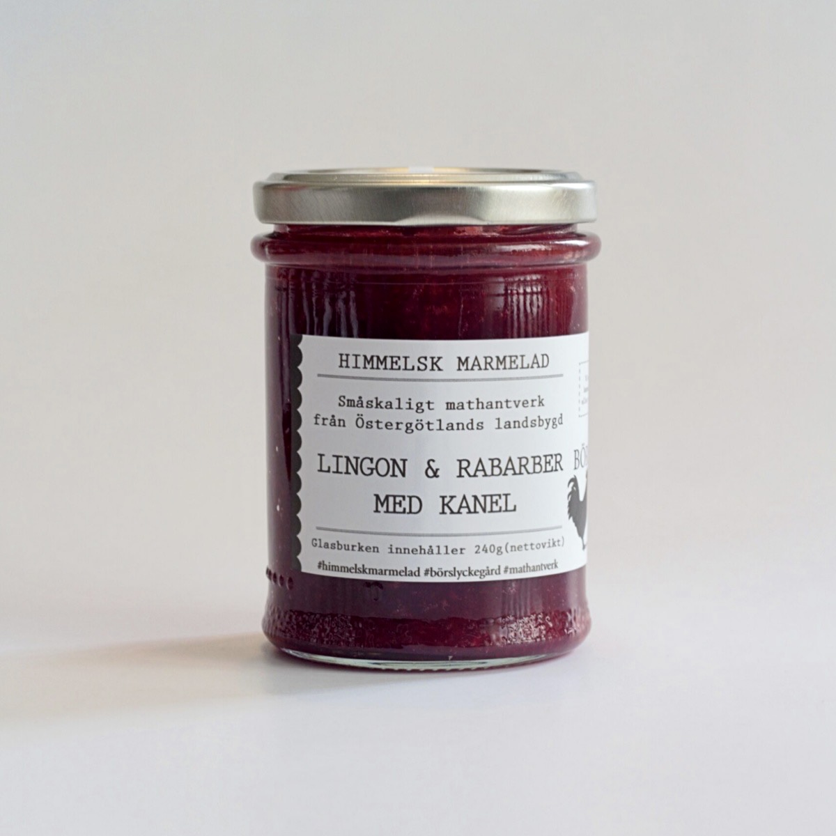 Omslagsbild för “Himmelsk marmelad - Lingon & rabarber med kanel”
