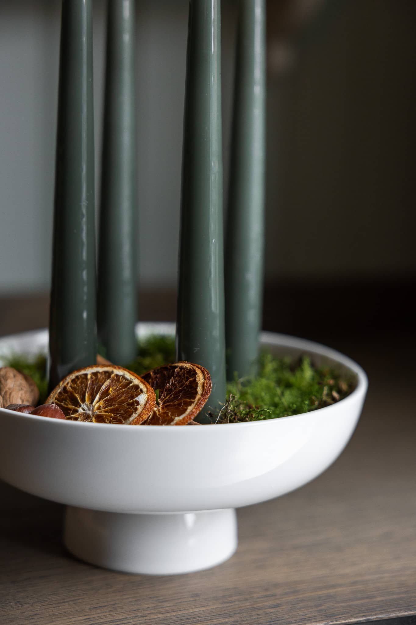 Storefactory Adventsljusstake Granhammar vit