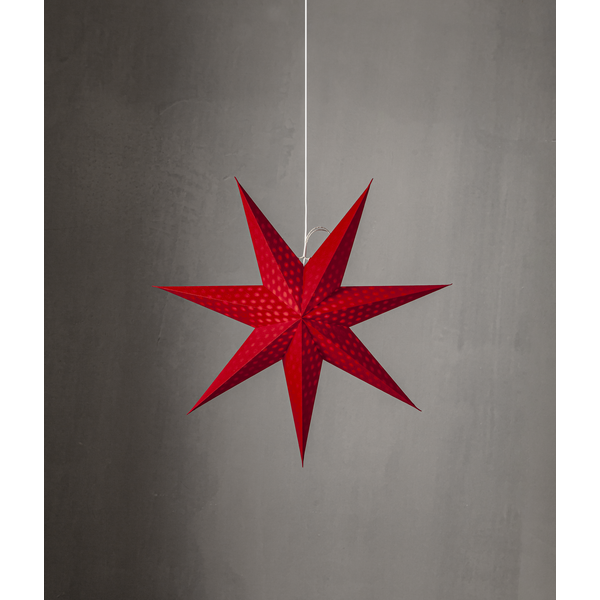 Omslagsbild för “Julstjärna papper Cloud röd”