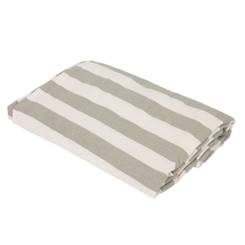 Bordsduk Amalia vit lindgrön