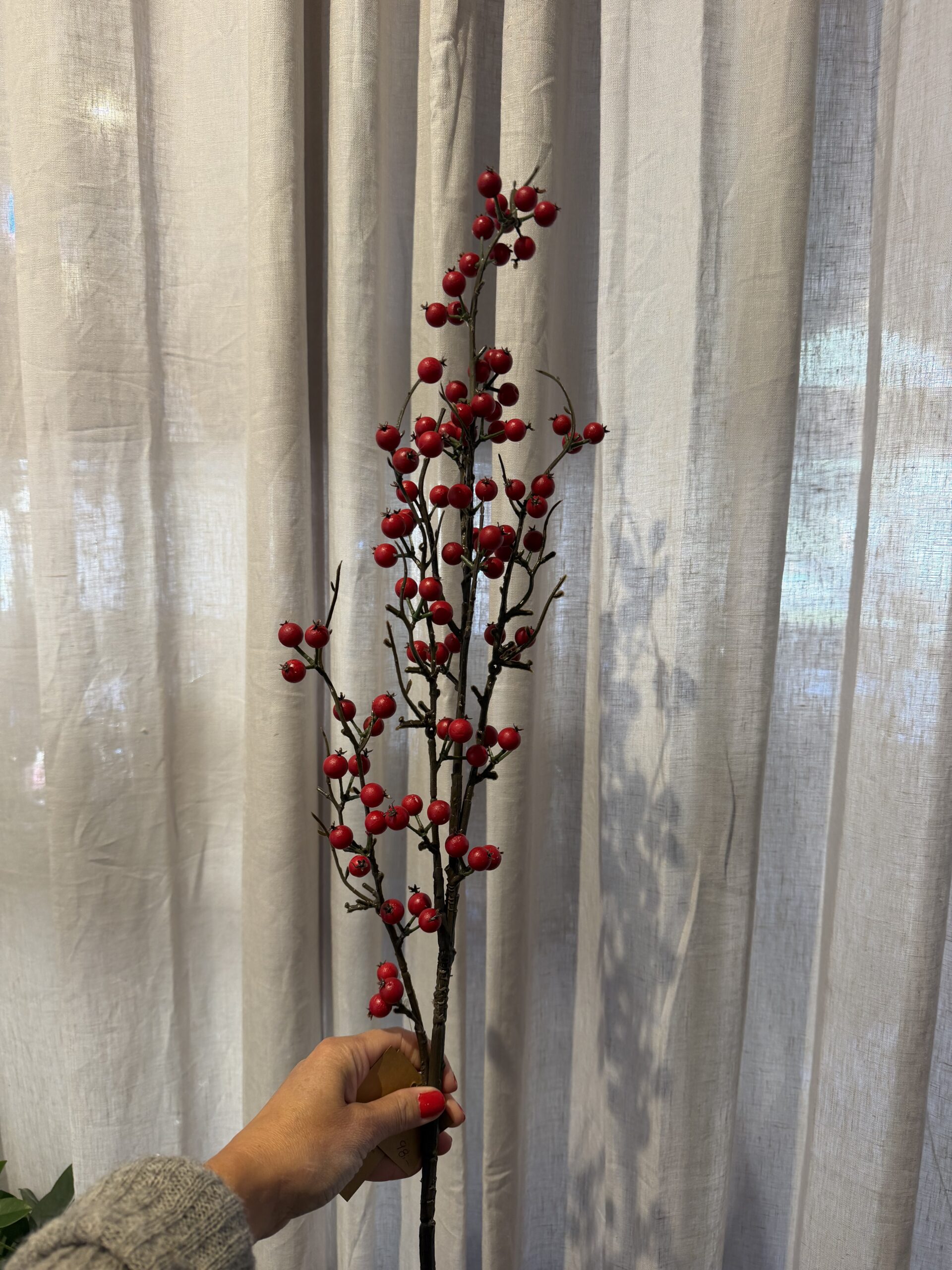 Bärkvist röda bär 98 cm