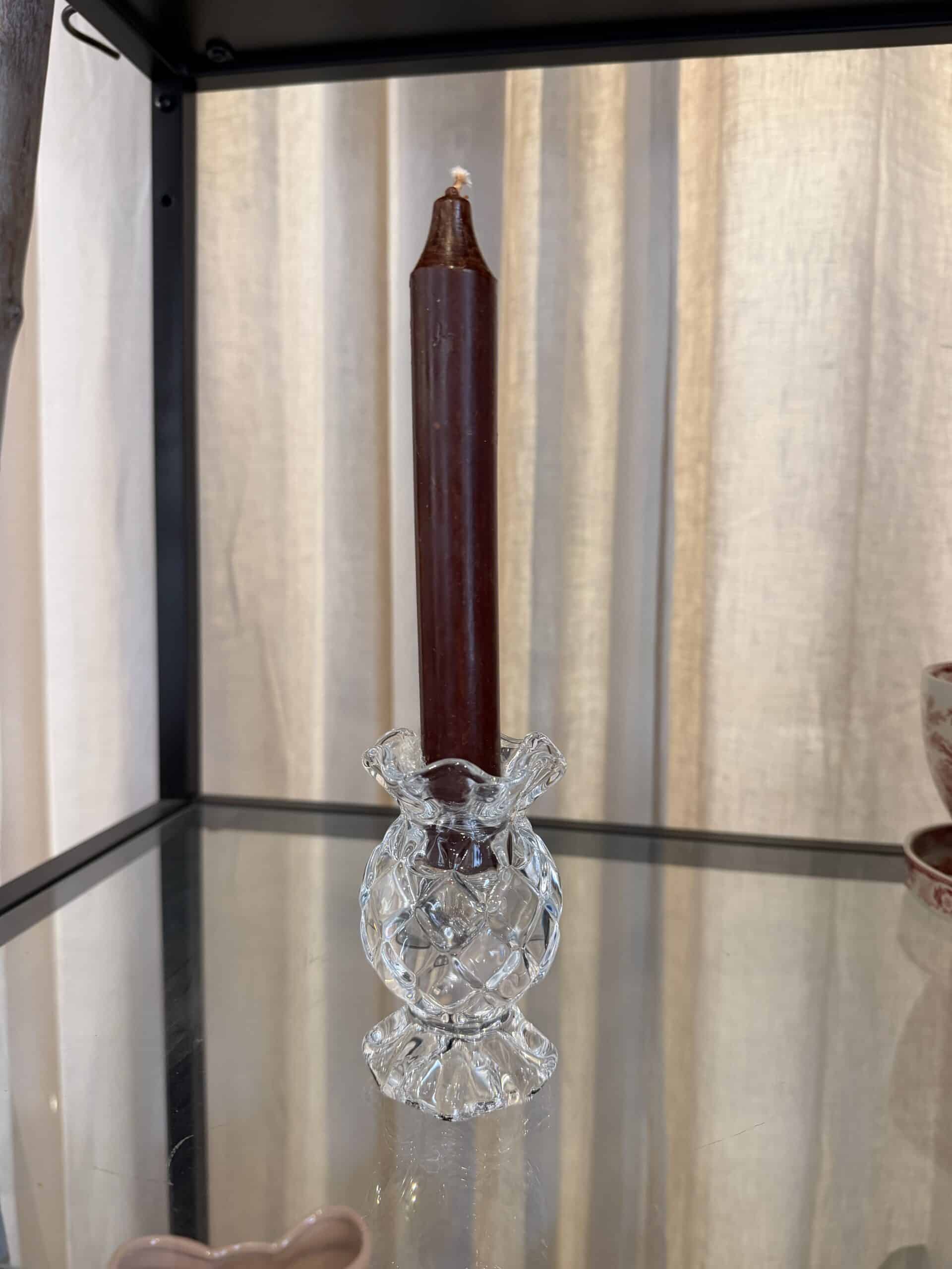 Omslagsbild för “Ljusstake Mell glas”
